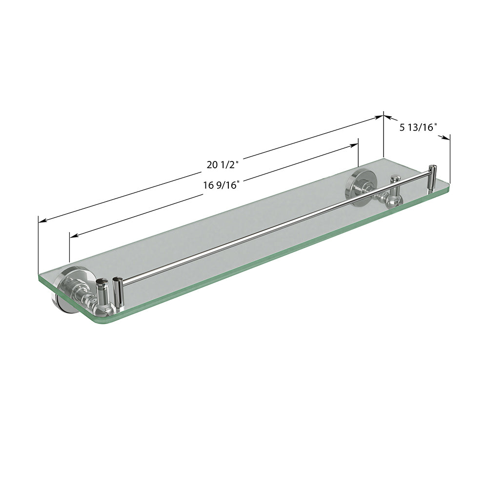 ICO Bath Ember Glass Shelf
