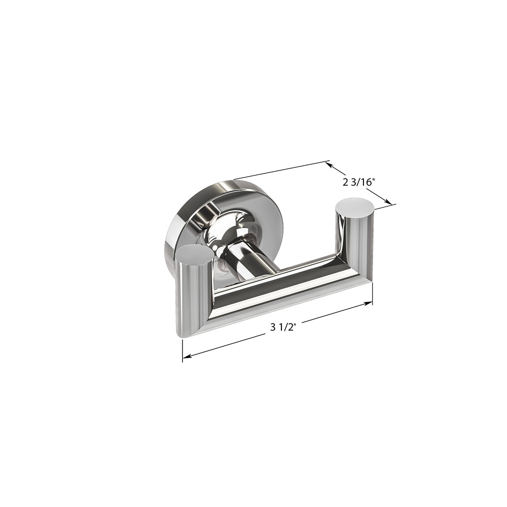 ICO Bath Glow Double Towel Hook