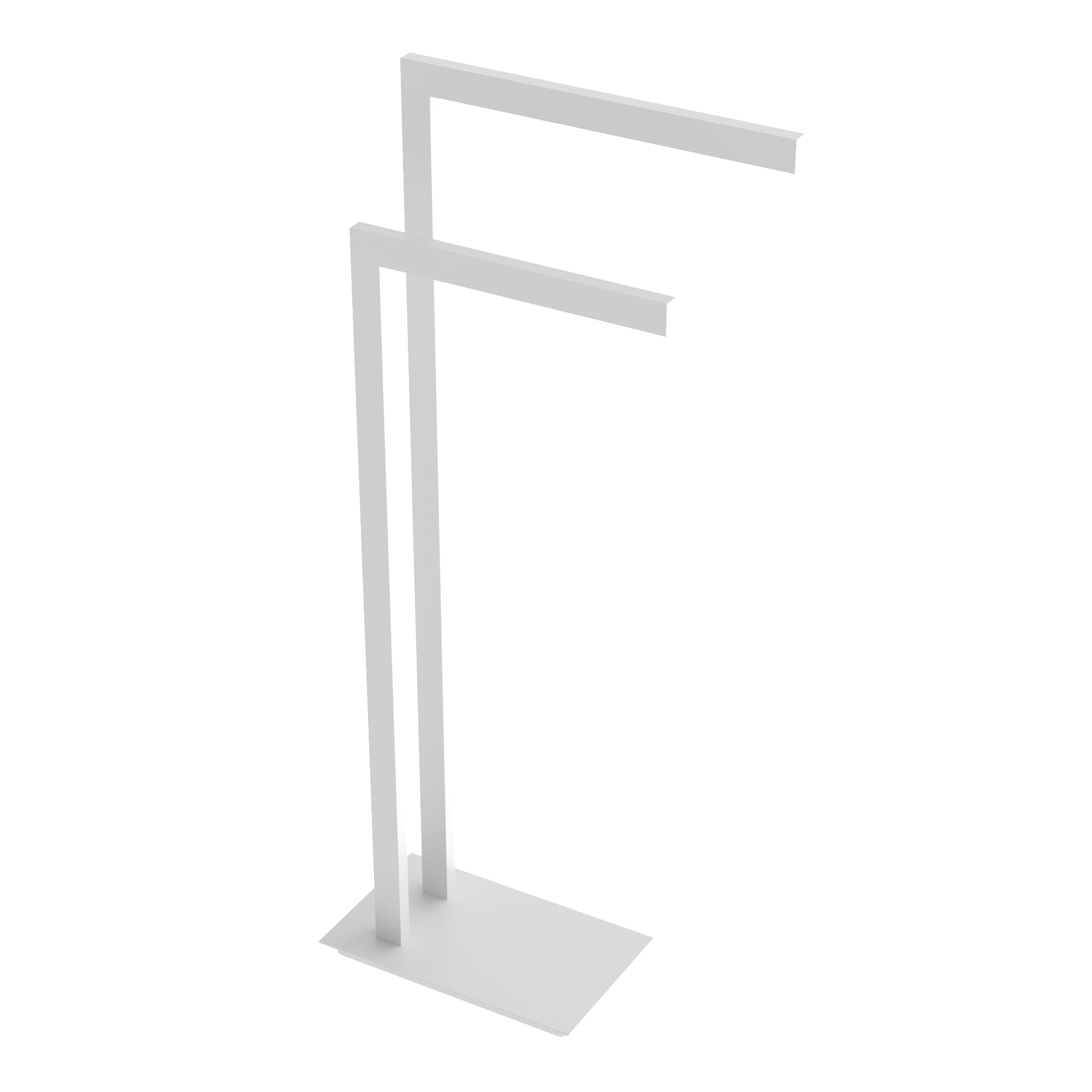 ICO Bath Square Freestanding Double Towel Bar