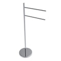 ICO Bath Round Freestanding Swivelling Double Towel Bar