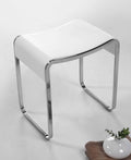ICO Bath Shower Stool With Chrome Legs