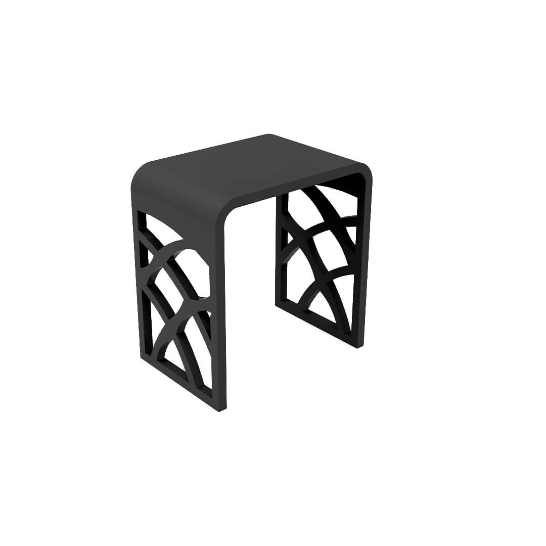 ICO Bath Shower Stool With Designer Cutouts