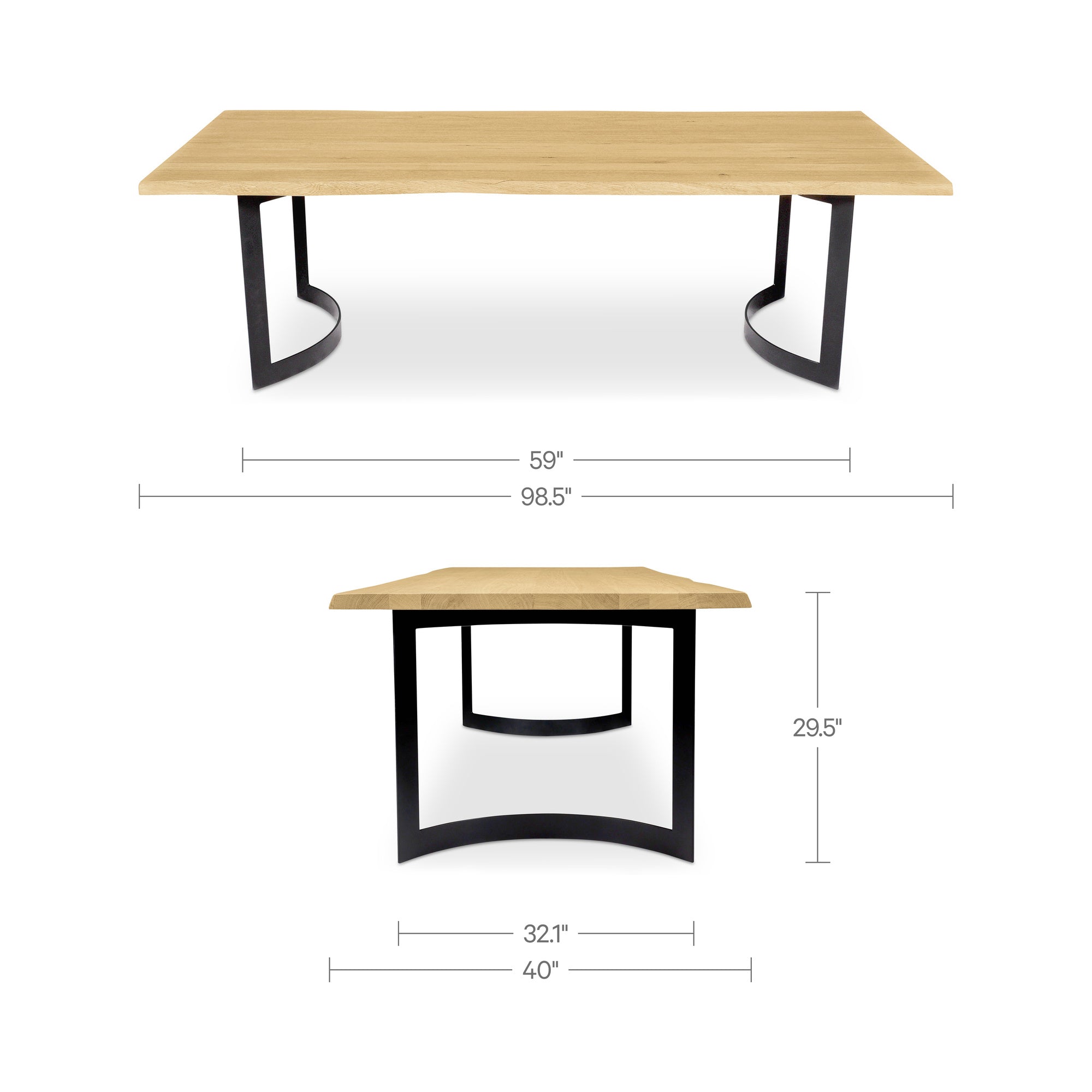 Moe's Home Bent Dining Table