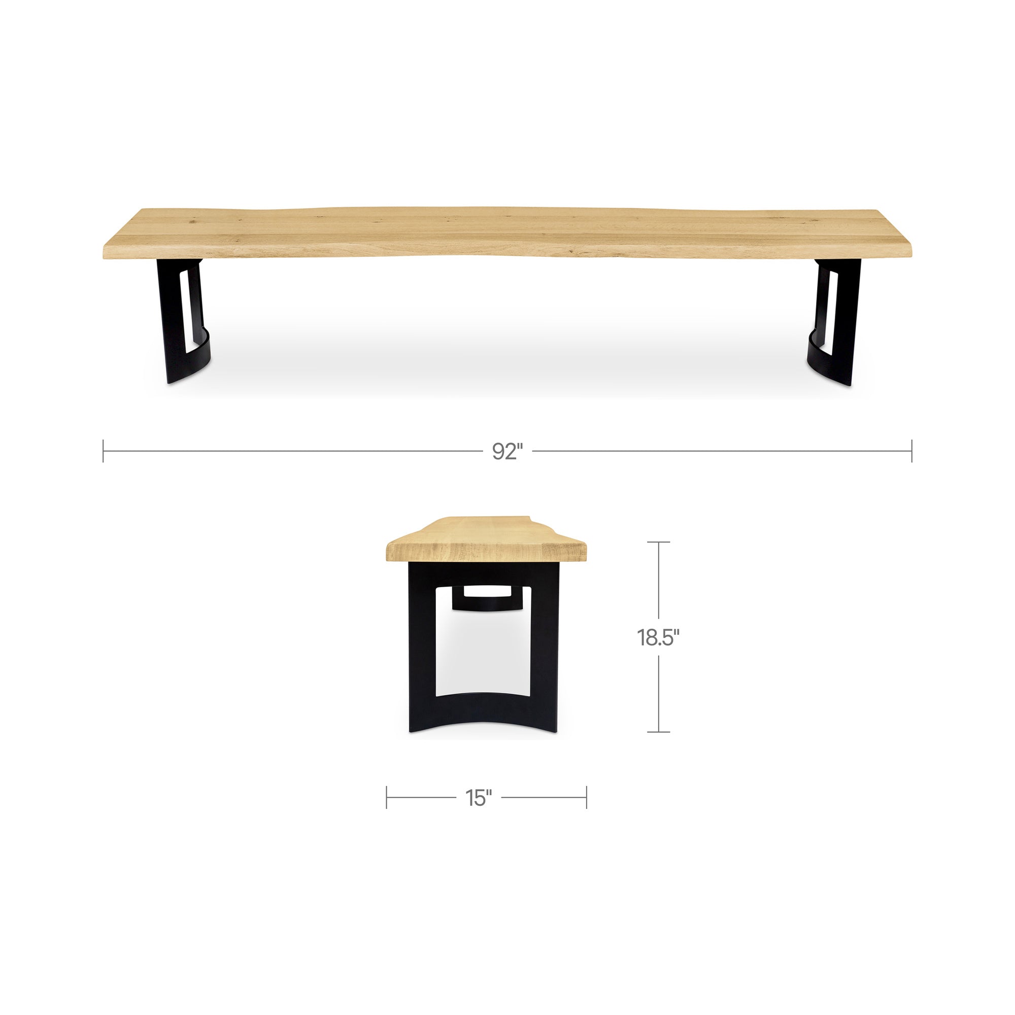 Moe's Home Bent Bench