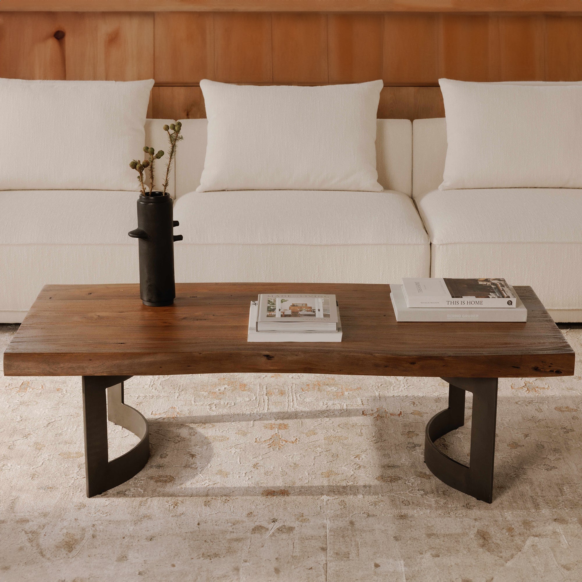 Moe's Home Bent Coffee Table Brown