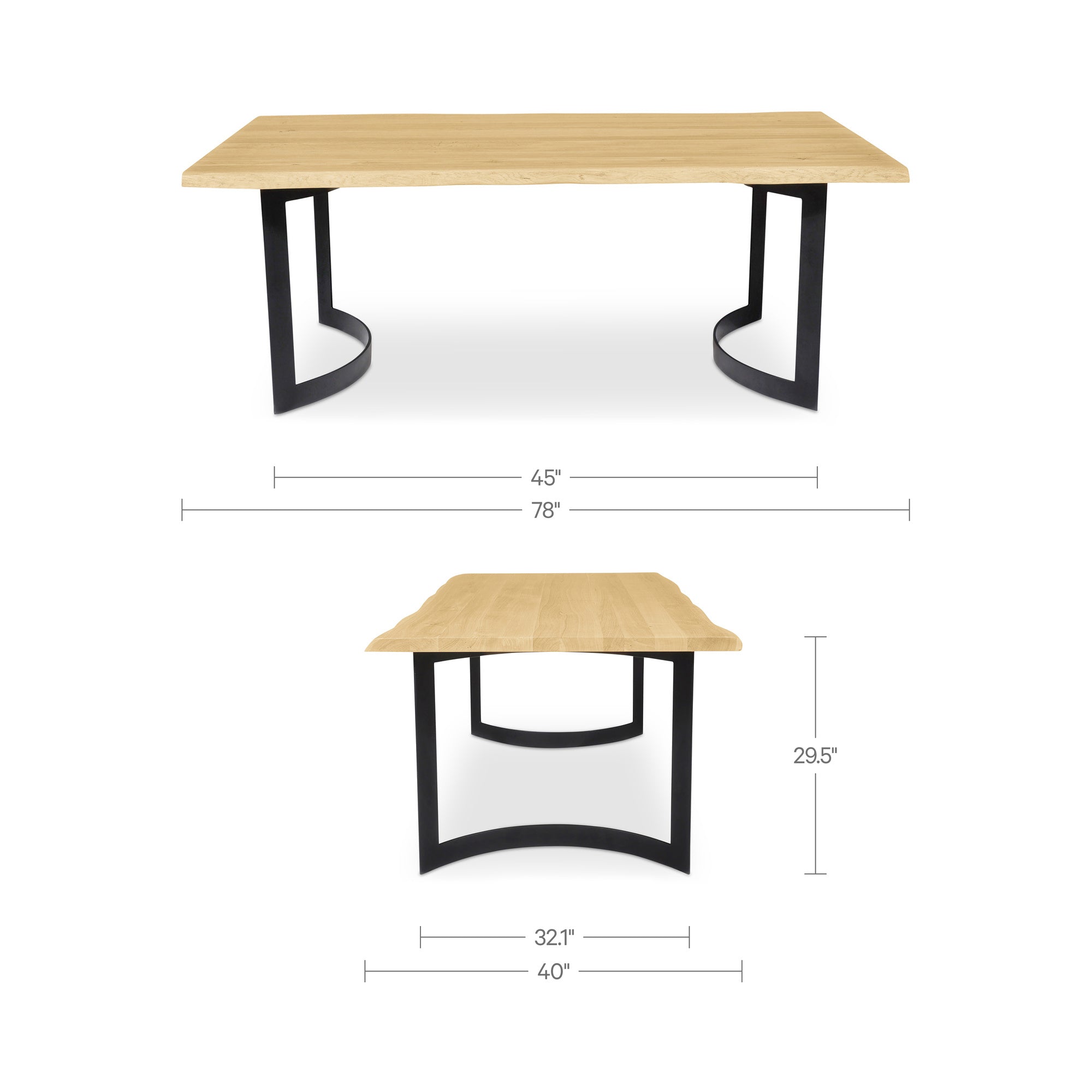 Moe's Home Bent Dining Table