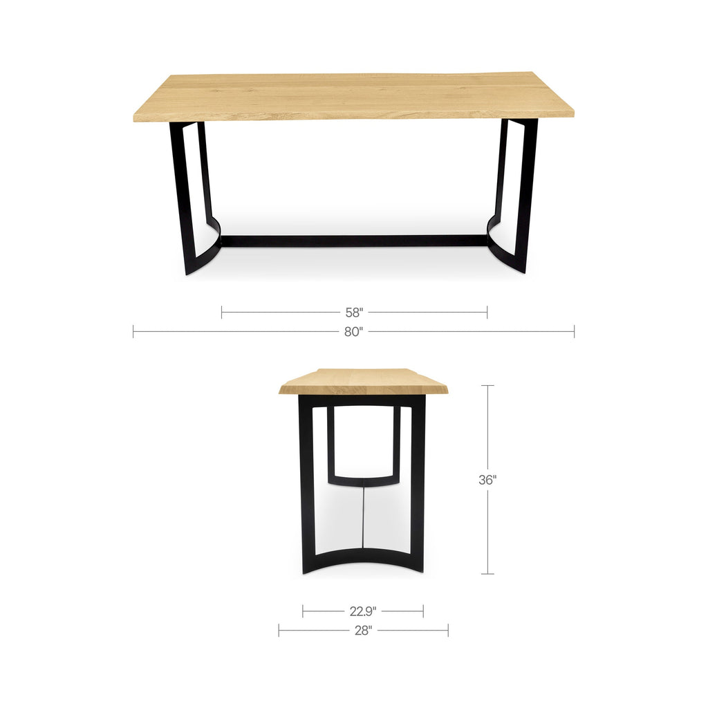 Moe's Home Bent Counter Table Oak