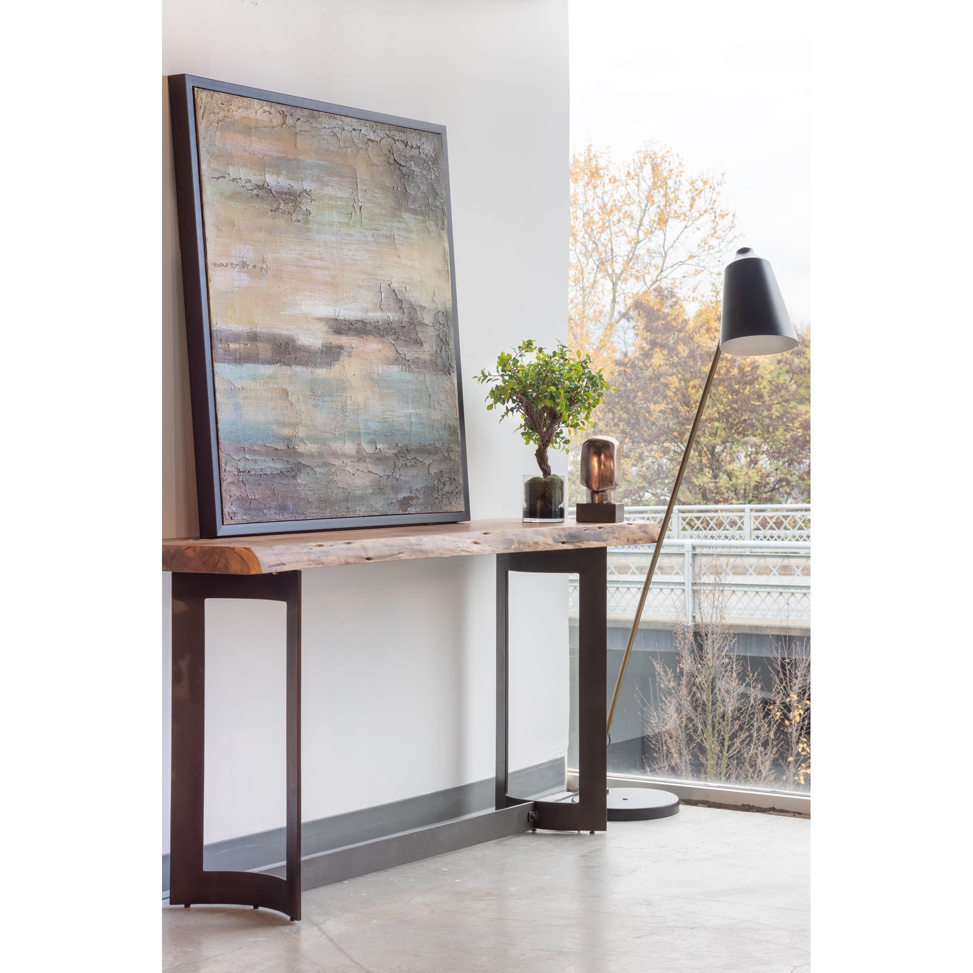 Moe's Home Bent Console Table Brown