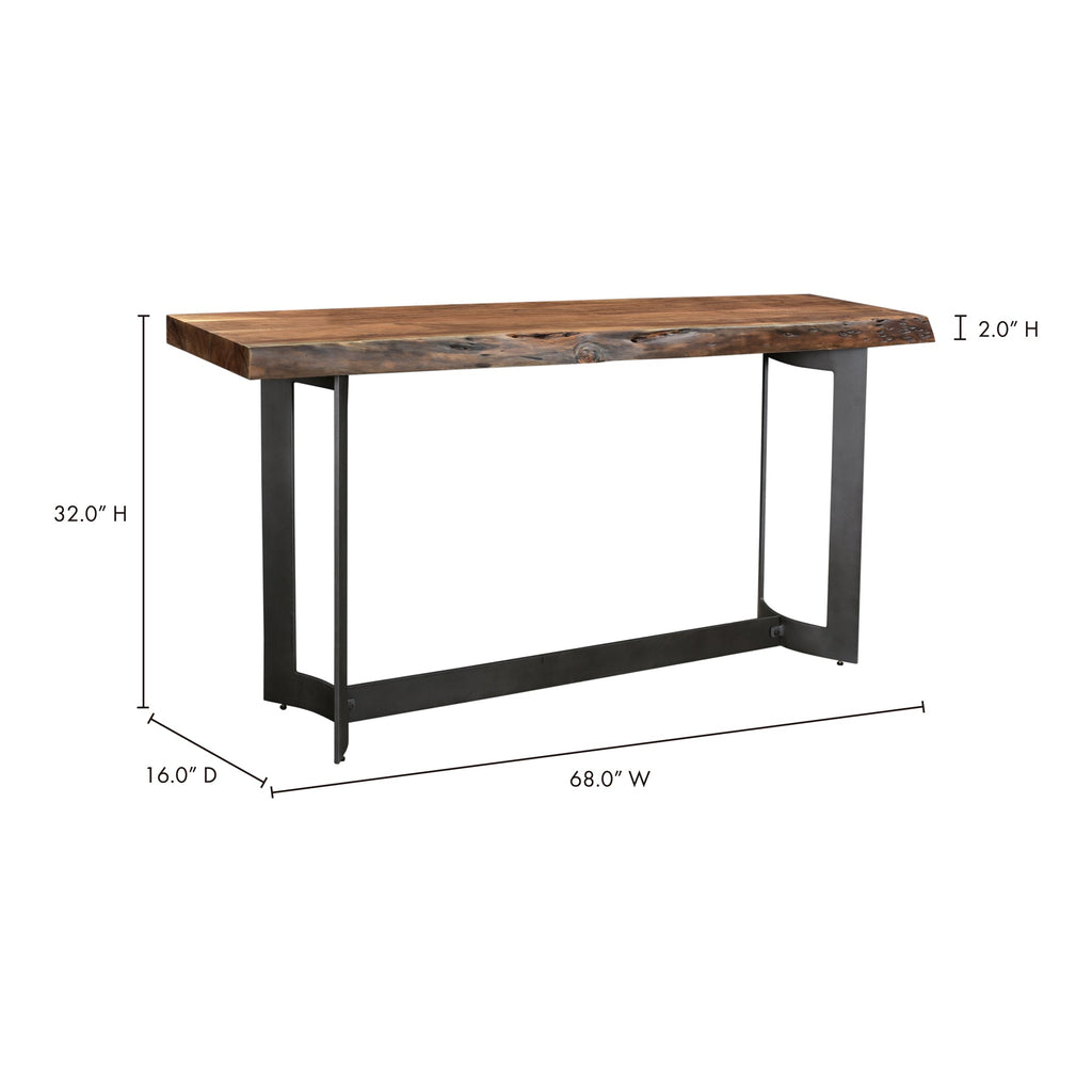 Moe's Home Bent Console Table Brown