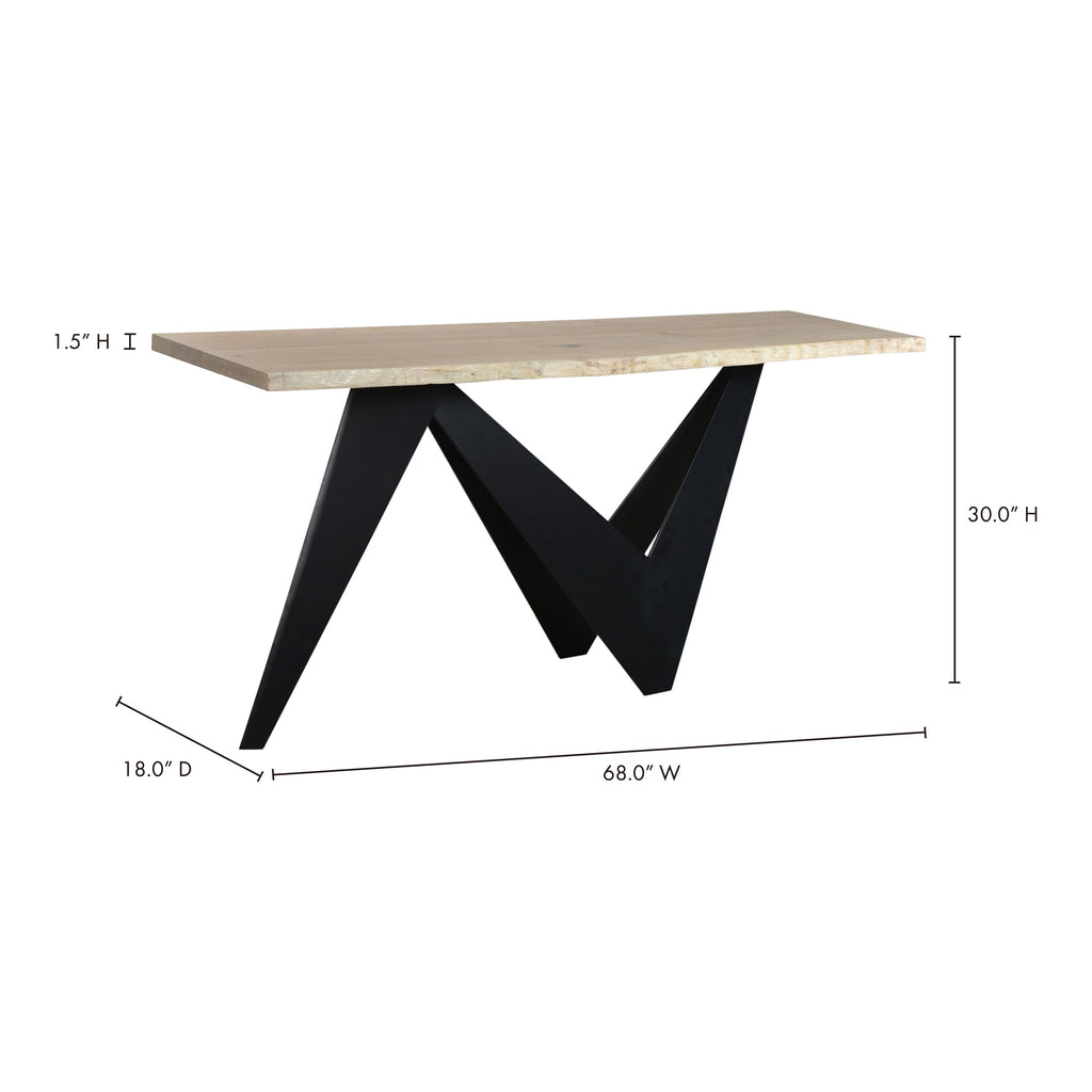 Moe's Home Bird Console Table Natural