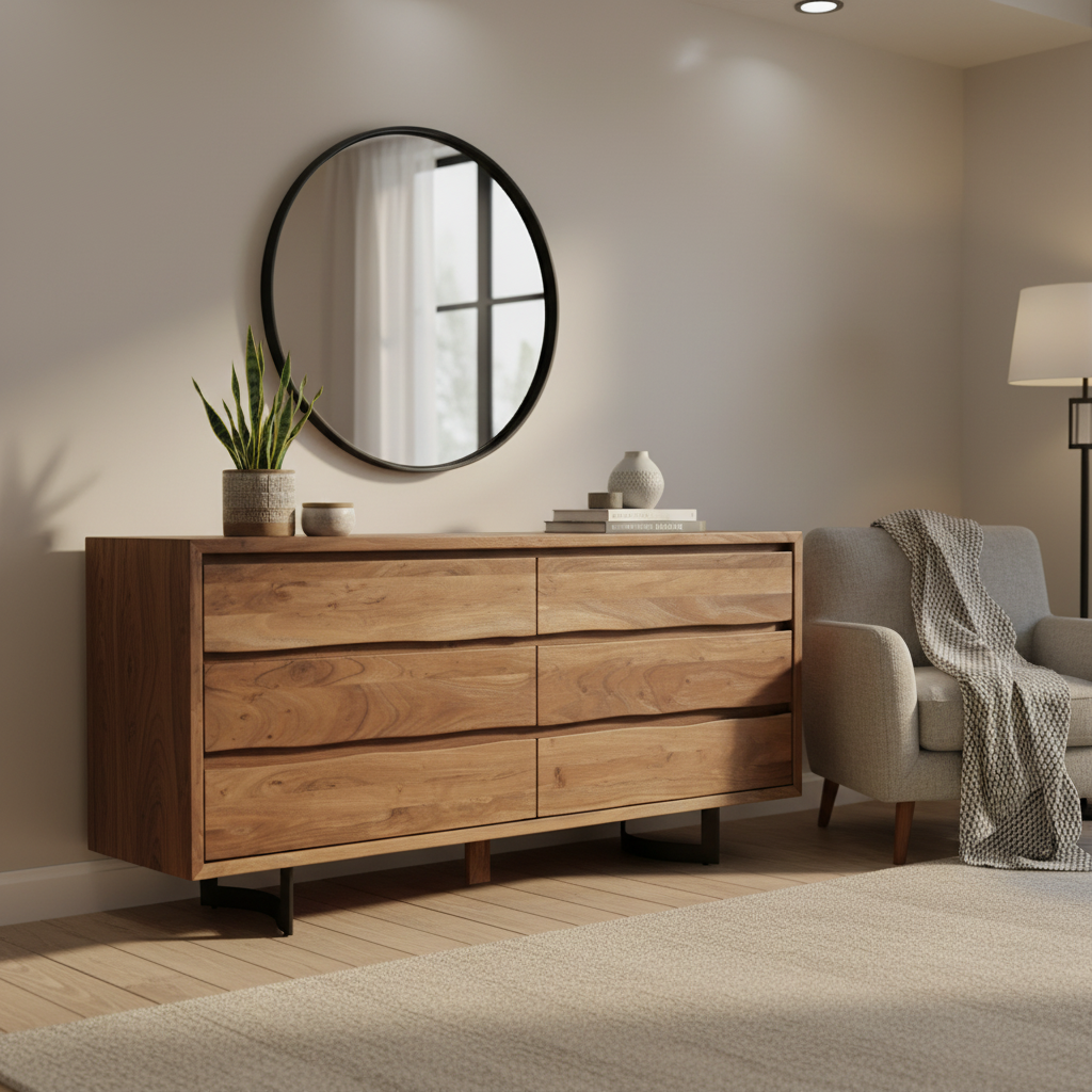 Moe's Home Bent Dresser Brown