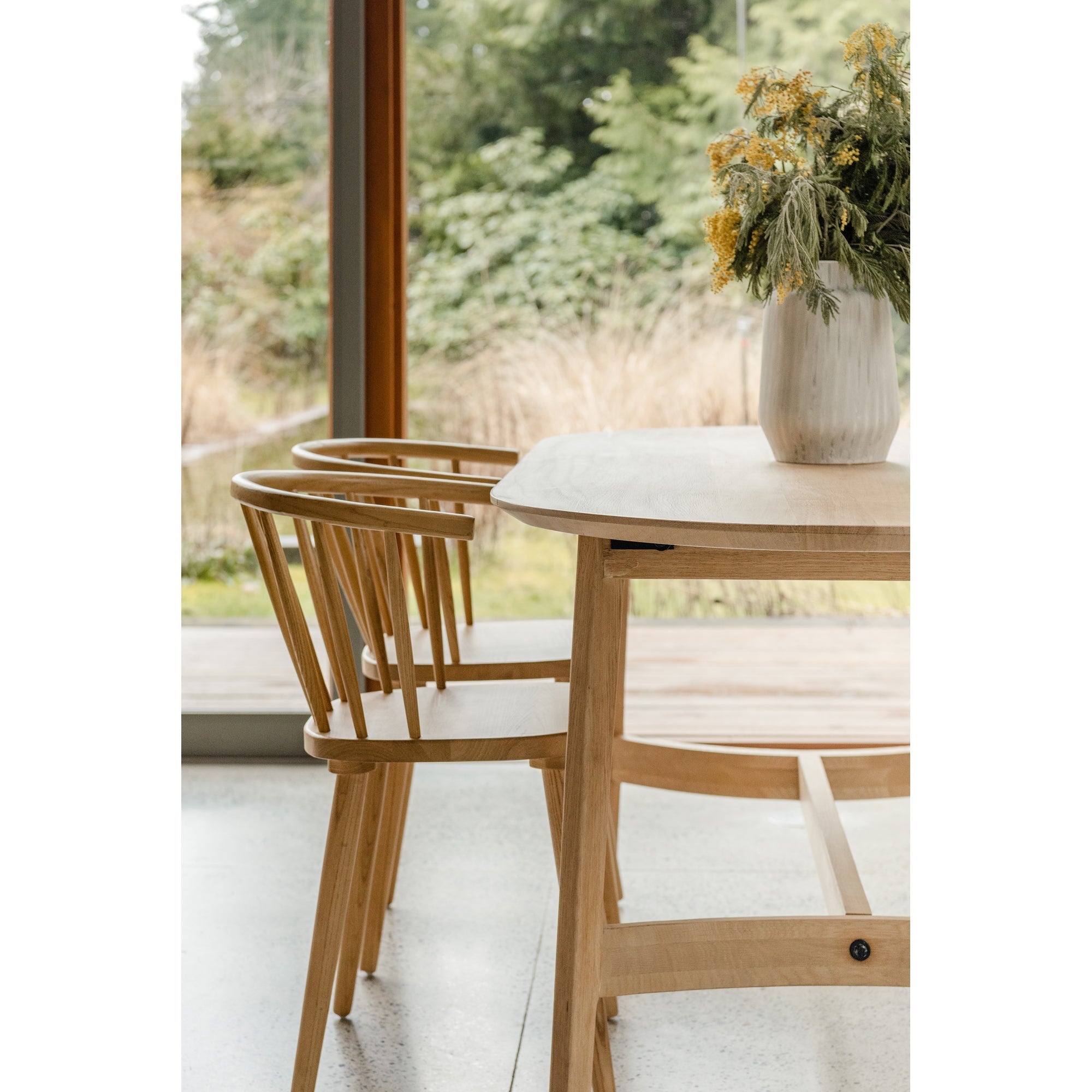 Moe's Home Trie Small Dining Table Natural