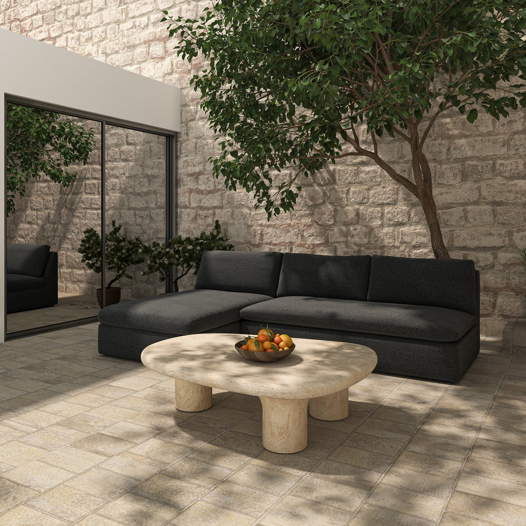 Moe's Home Warby Outdoor Coffee Table Beige