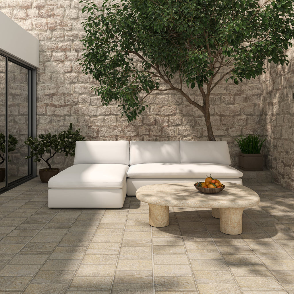 Moe's Home Warby Outdoor Coffee Table Beige
