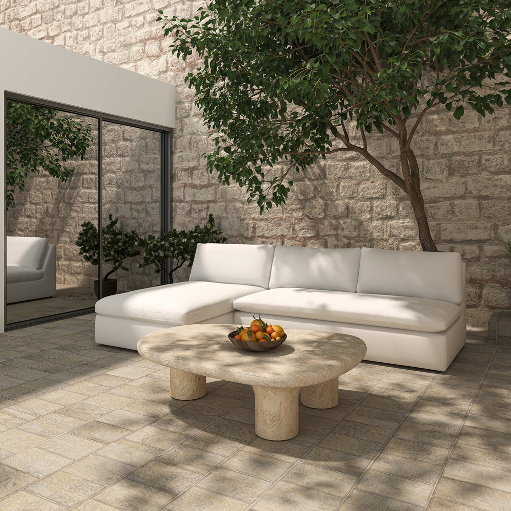 Moe's Home Warby Outdoor Coffee Table Beige