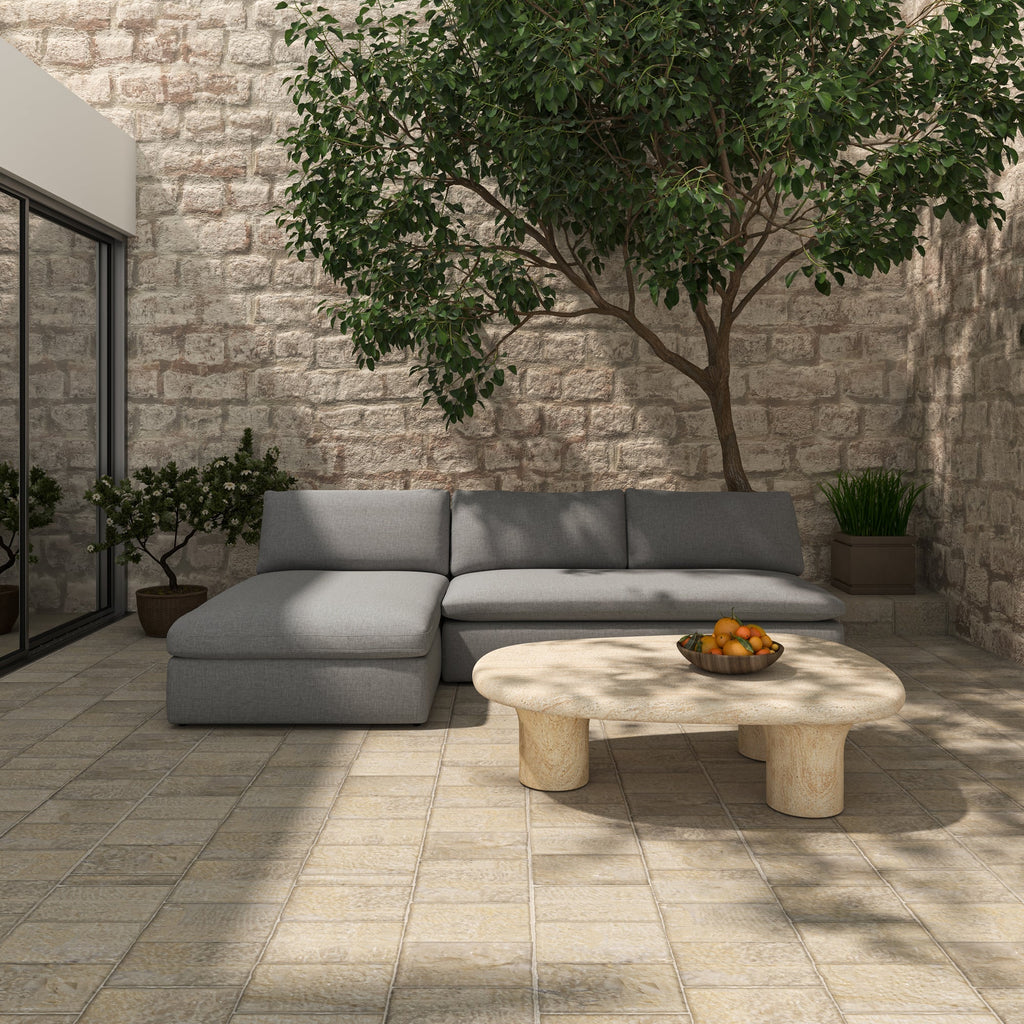 Moe's Home Warby Outdoor Coffee Table Beige
