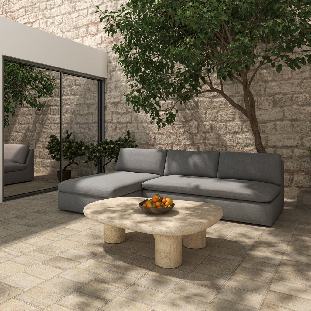 Moe's Home Warby Outdoor Coffee Table Beige