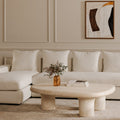 Moe's Home Warby Outdoor Coffee Table Beige