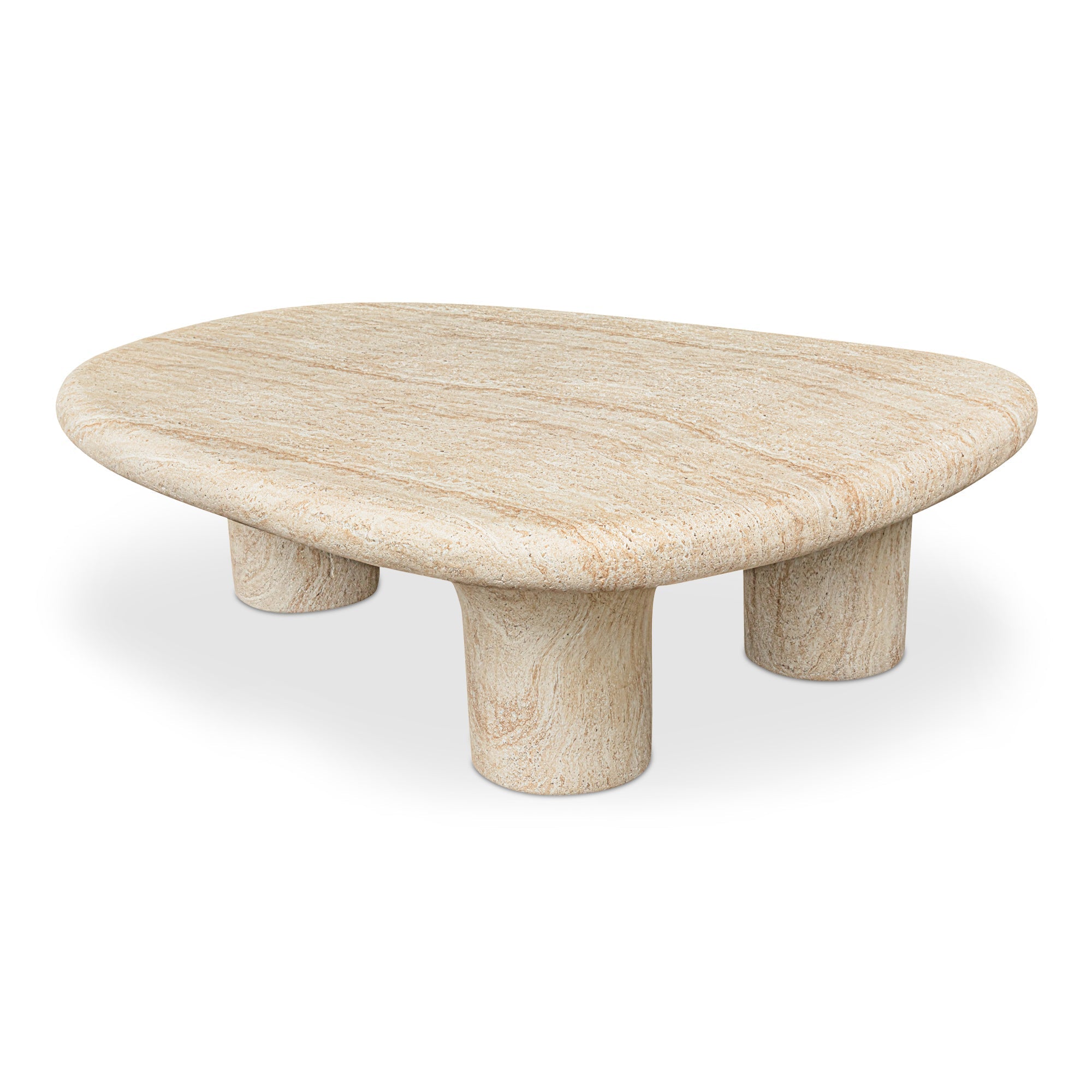 Moe's Home Warby Outdoor Coffee Table Beige