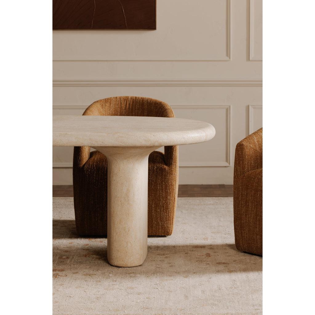 Moe's Home Warby Outdoor Dining Table Beige