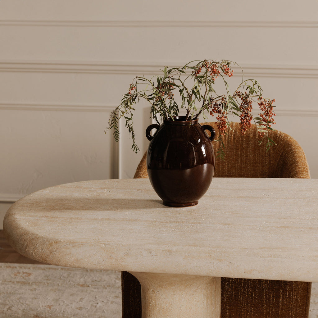 Moe's Home Warby Outdoor Dining Table Beige