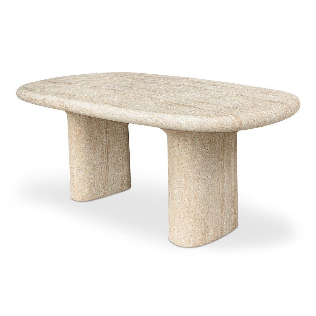 Moe's Home Warby Outdoor Dining Table Beige