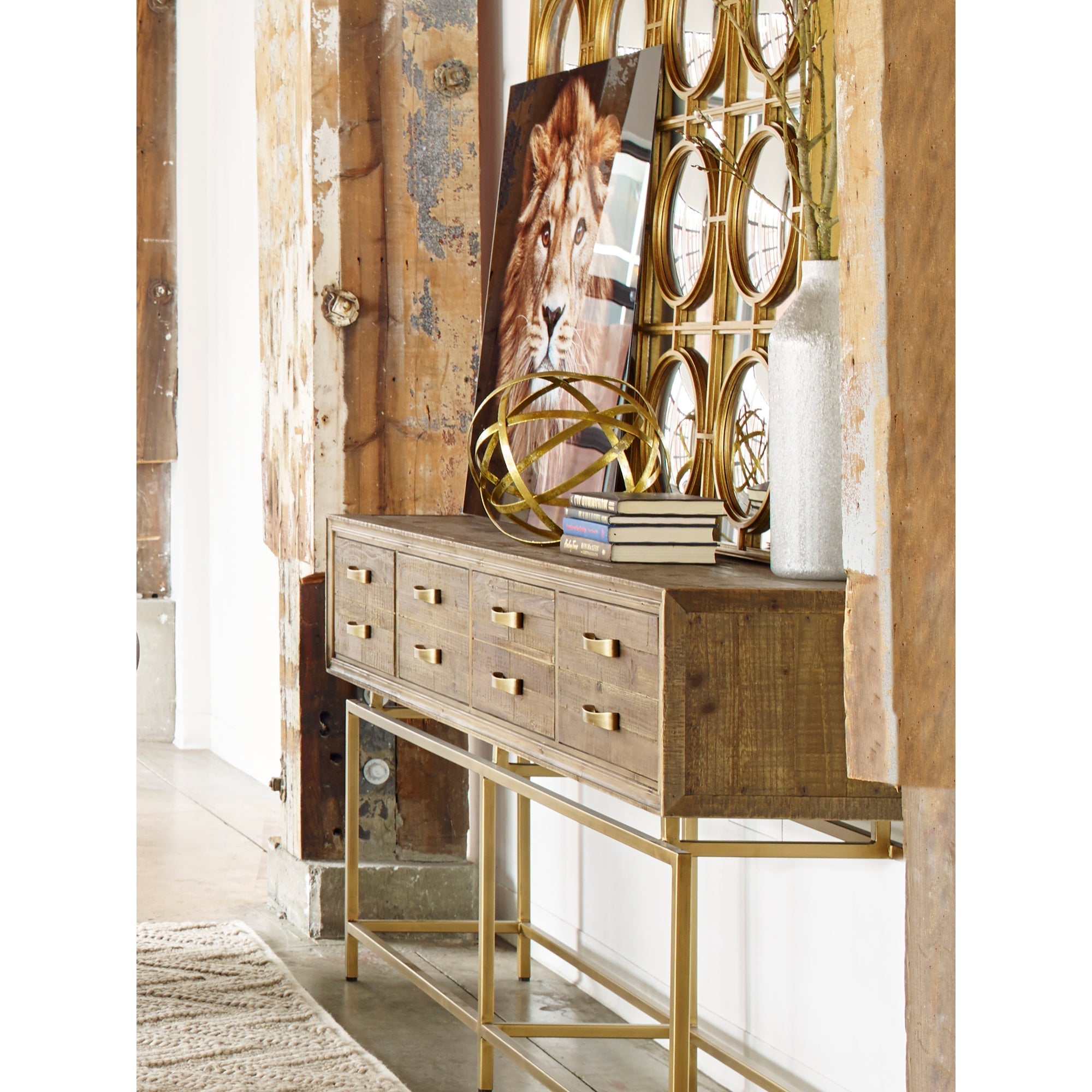 Moe's Home Annecy Console Table Natural