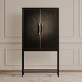 Moe's Home Mako Bar Cabinet Black