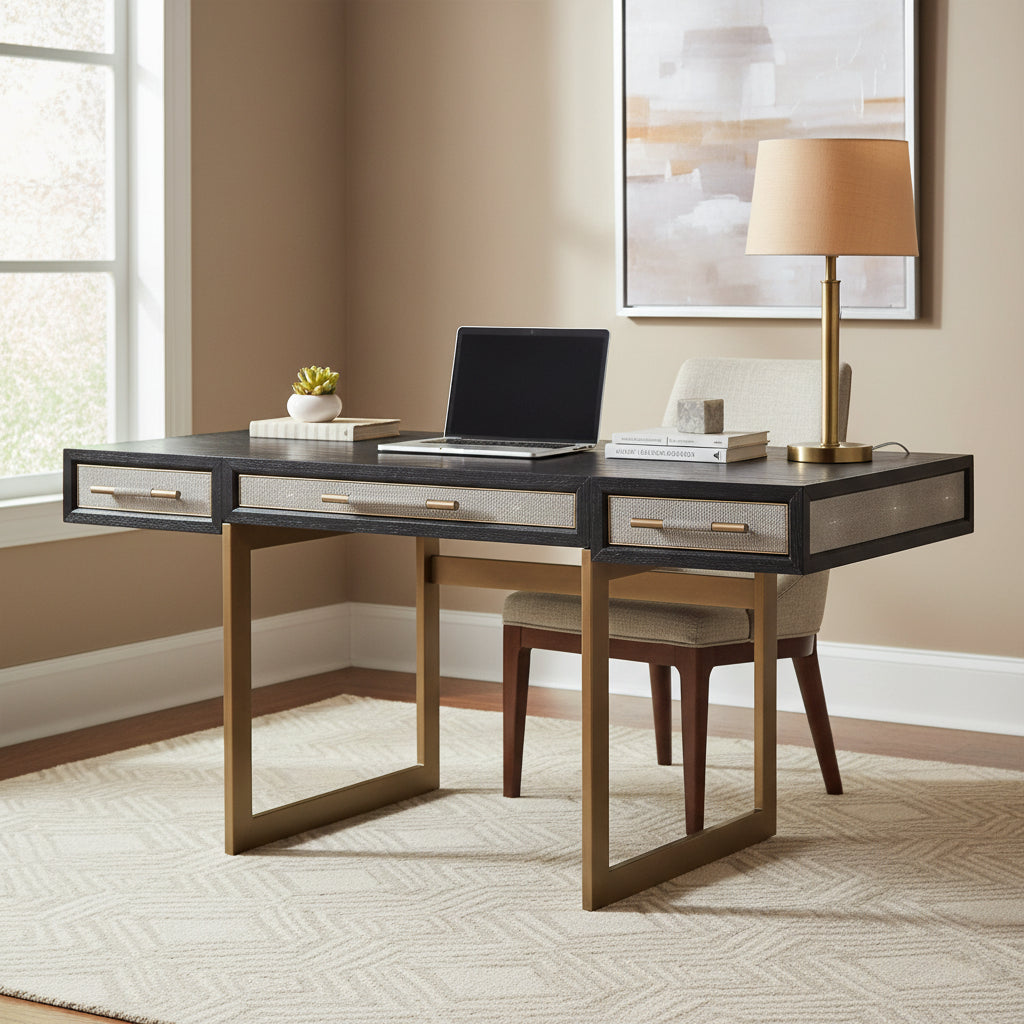 Moe's Home Mako Desk Grey