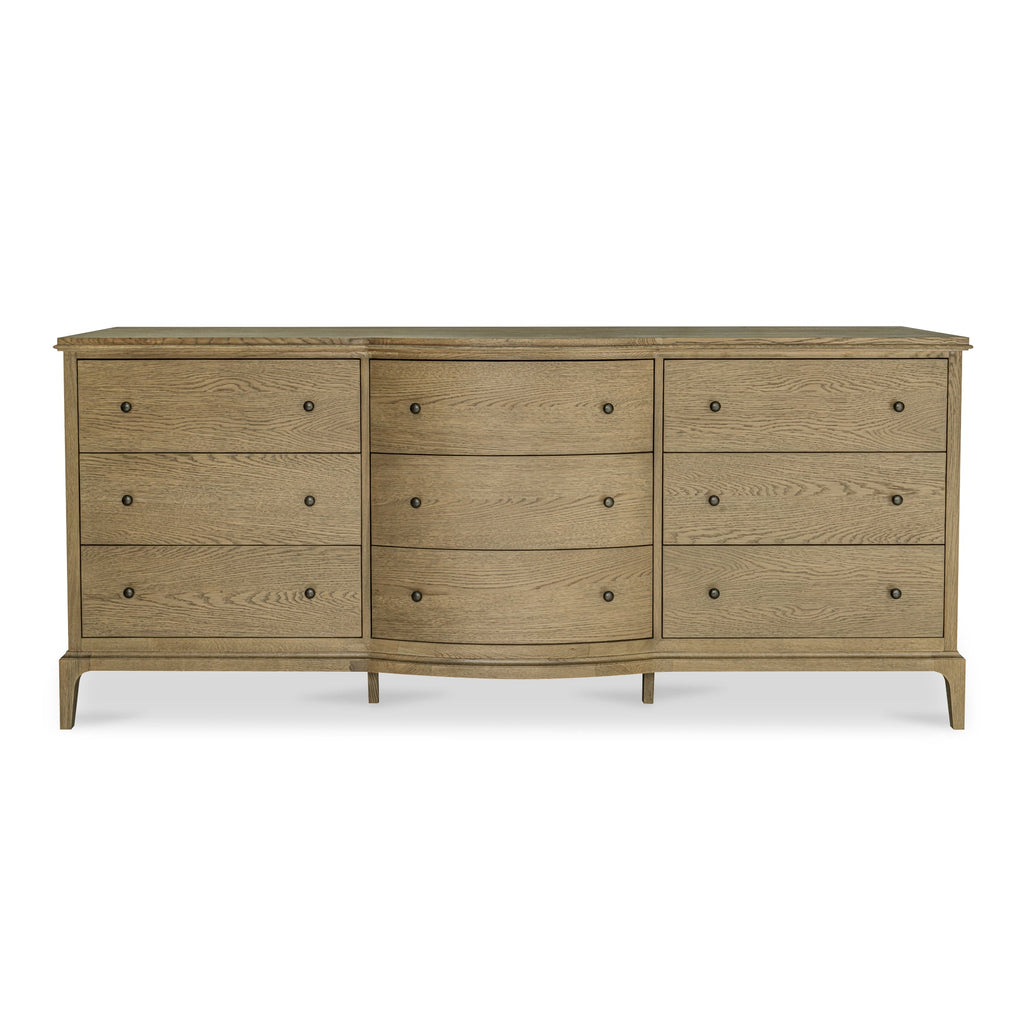 Moe's Home Sadie 9 Drawer Dresser Brown