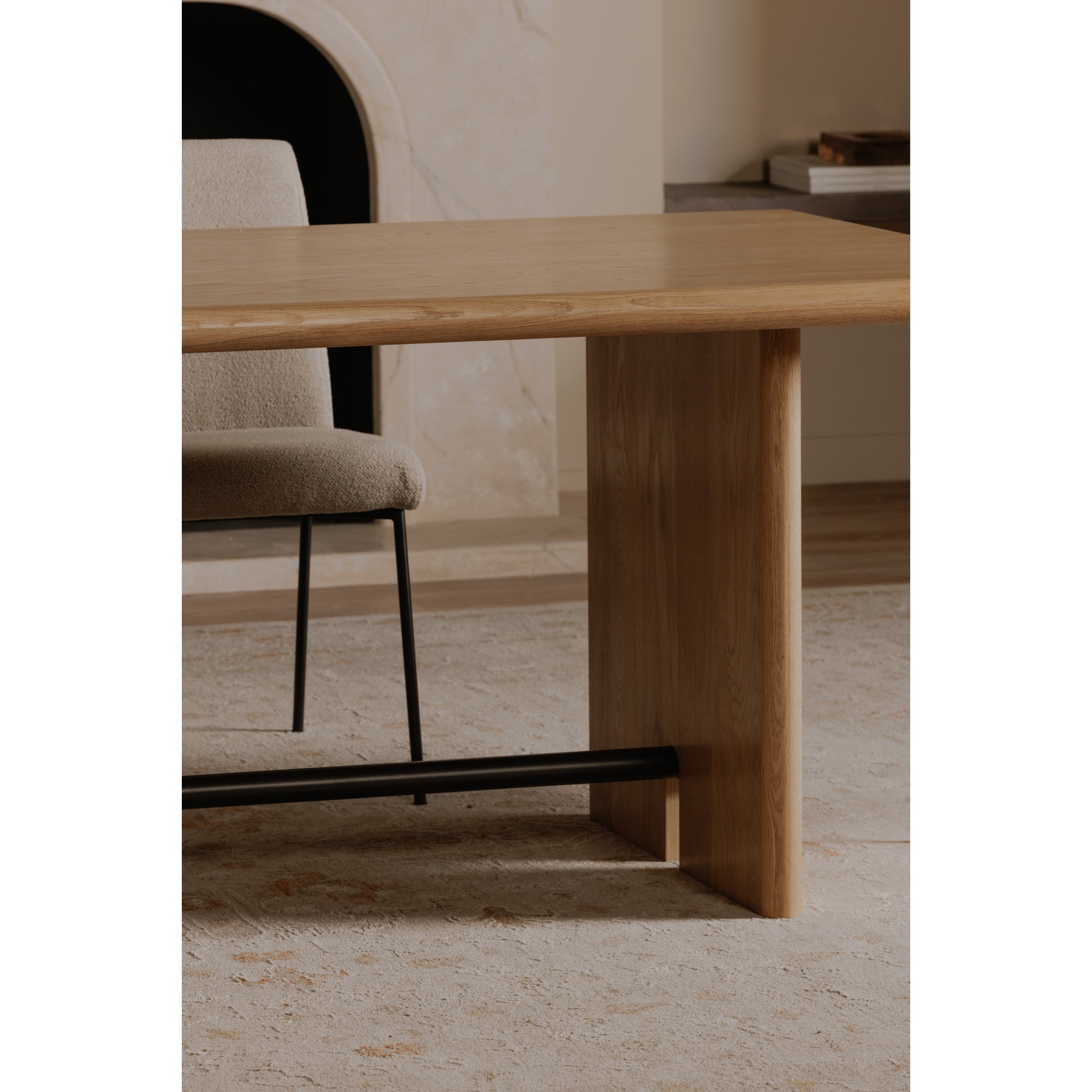 Moe's Home Madison Dining Table Natural