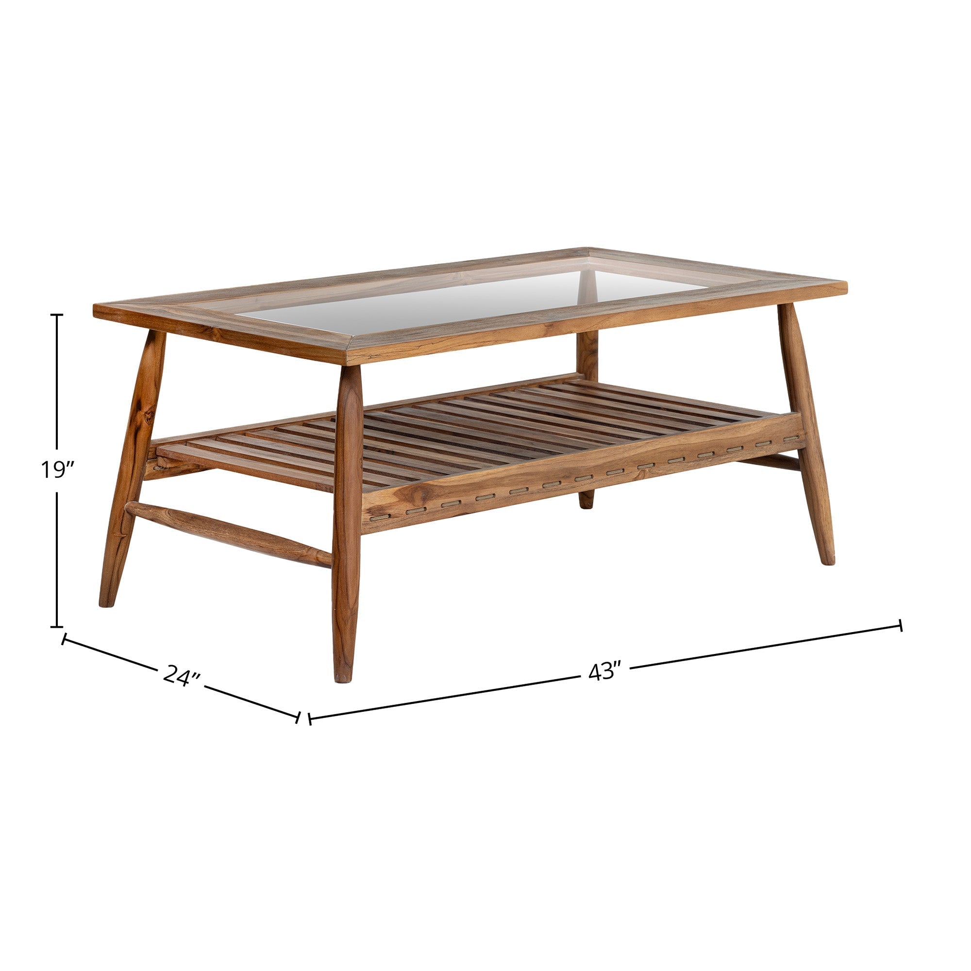 LH Home Vineyard Outdoor Rectangular Coffee Table