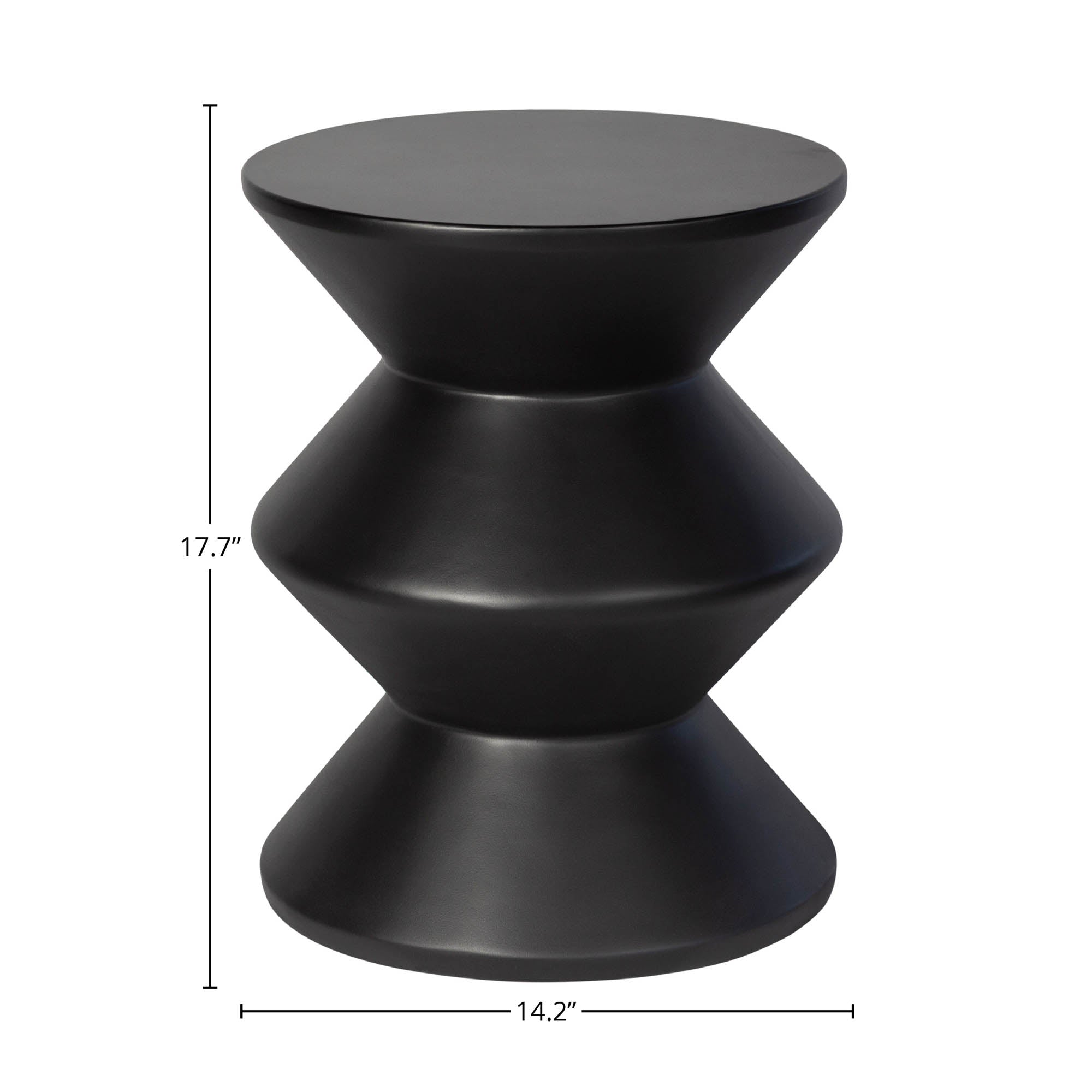LH Home Concrete Inverted Side Table