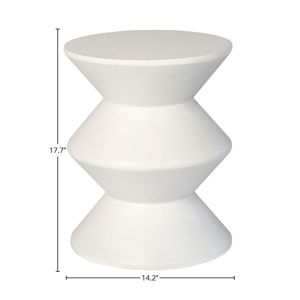 LH Home Concrete Inverted Side Table