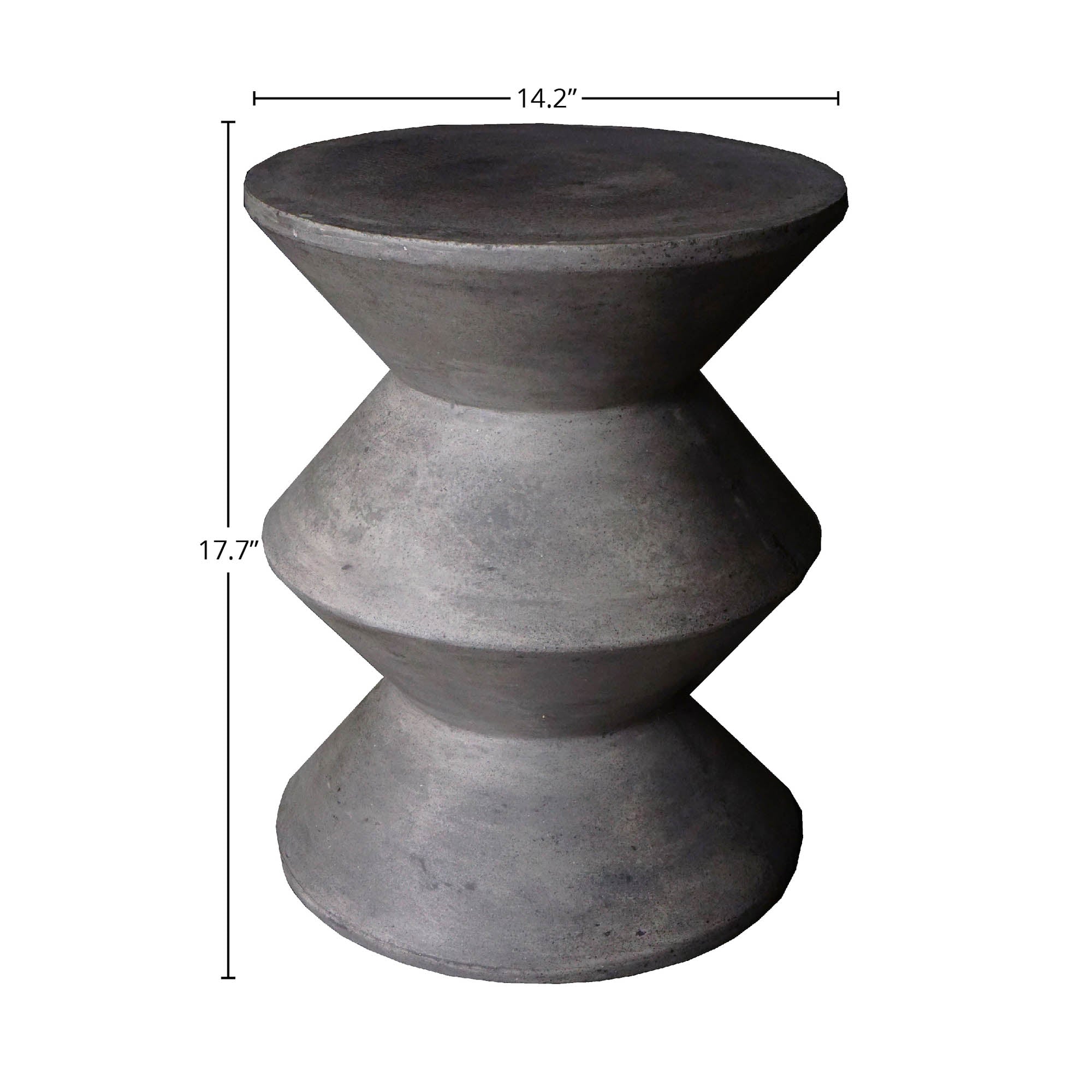 LH Home Concrete Inverted Side Table