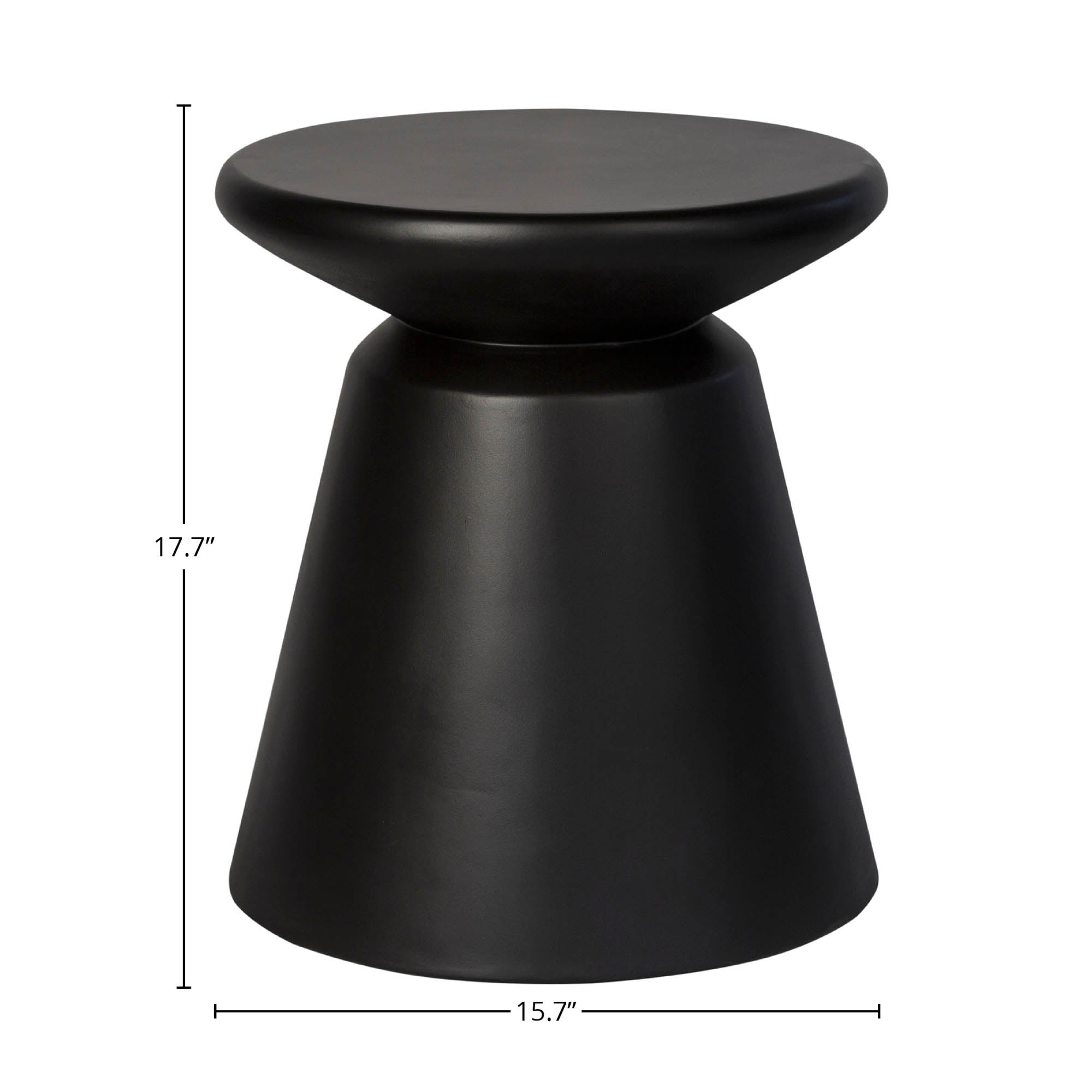 LH Home Concrete Mineral Side Table