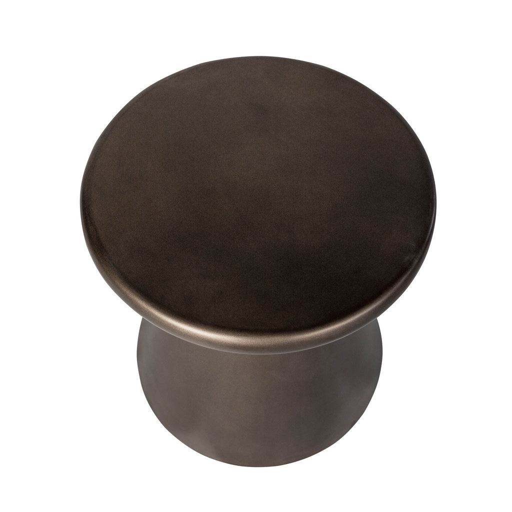 LH Home Concrete Mineral Side Table