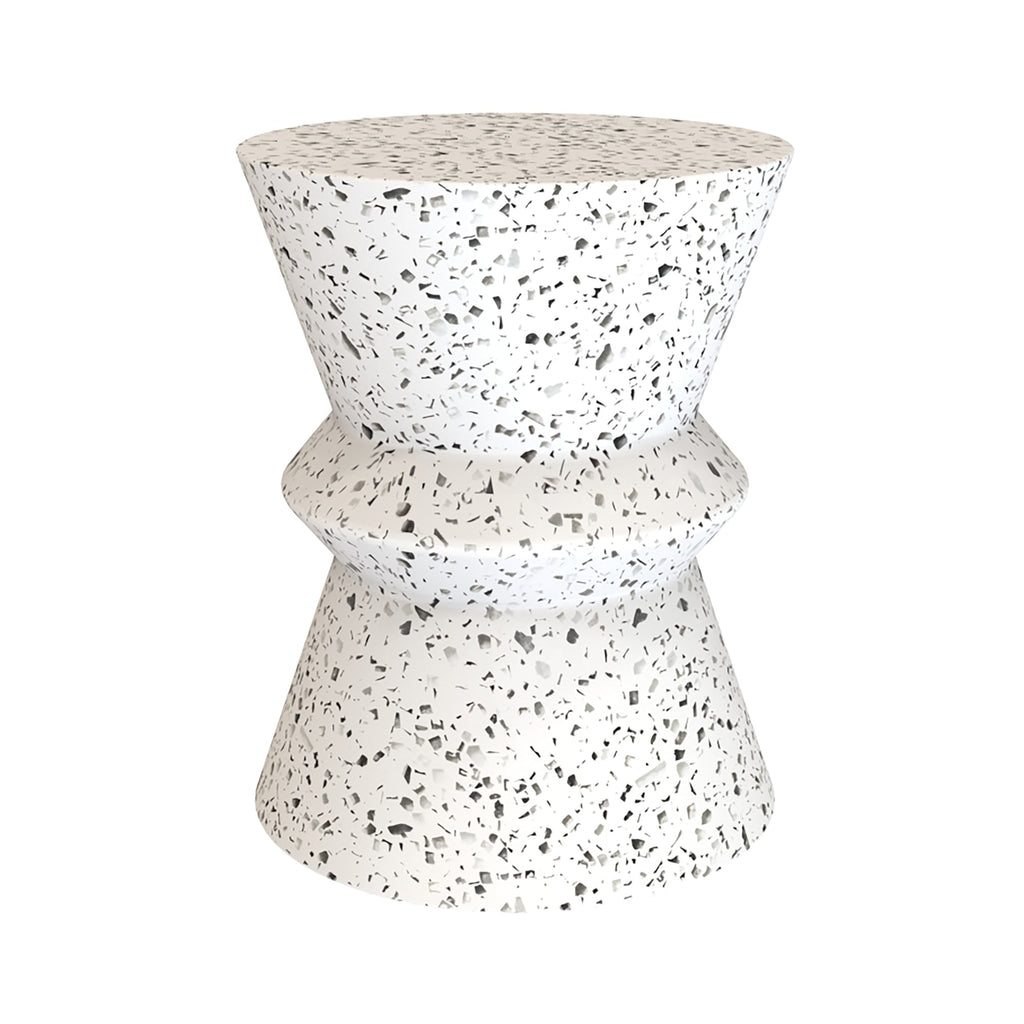 LH Home Concrete Hourglass Side Table