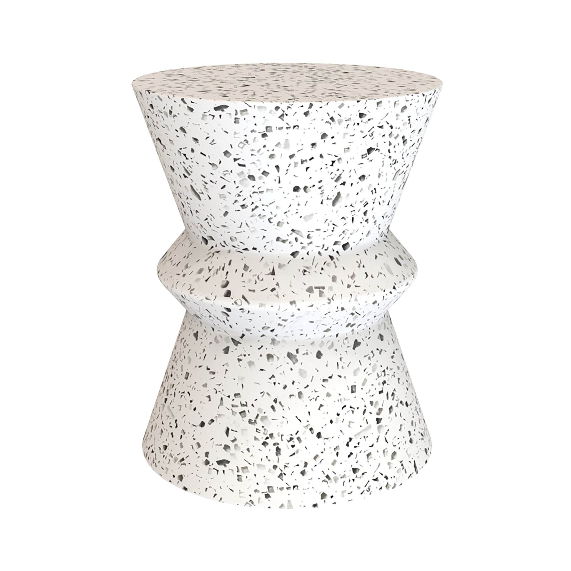 LH Home Concrete Hourglass Side Table