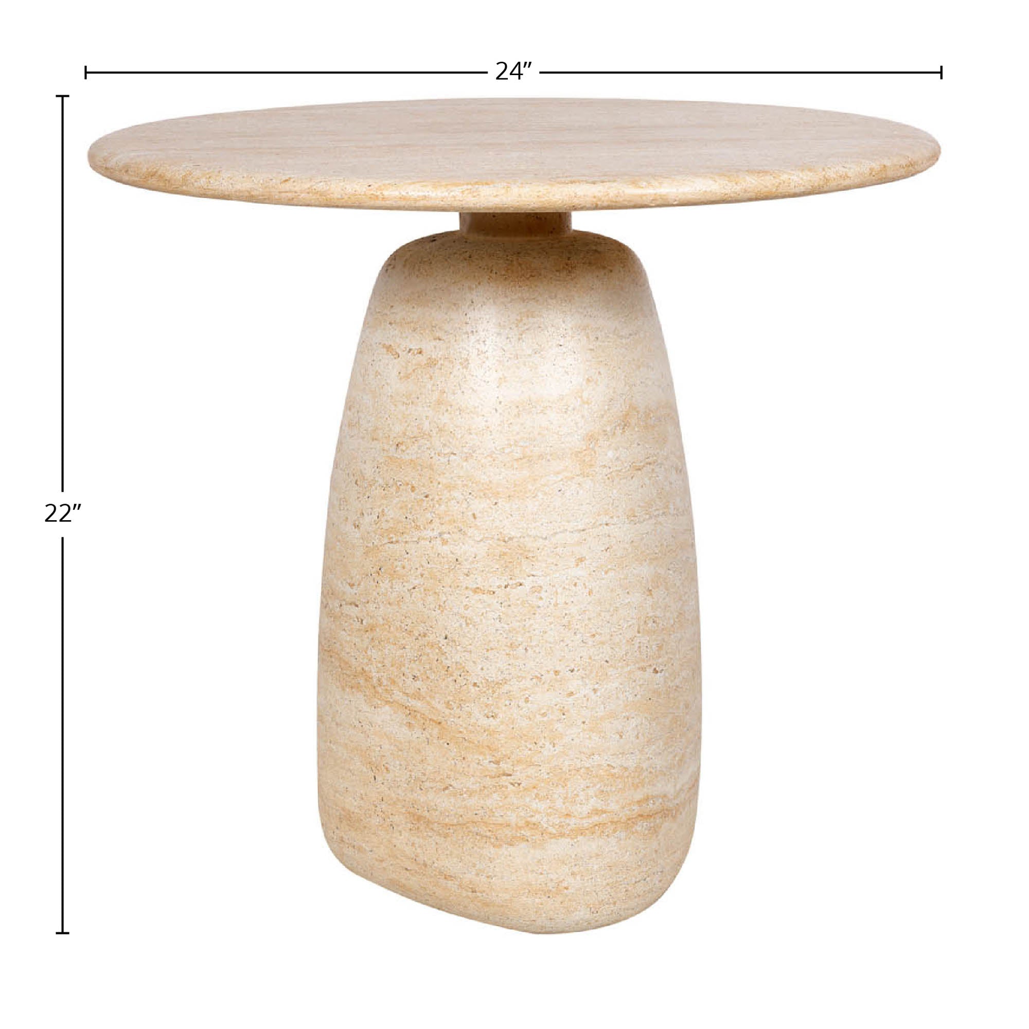LH Home Olympia Side Table Low
