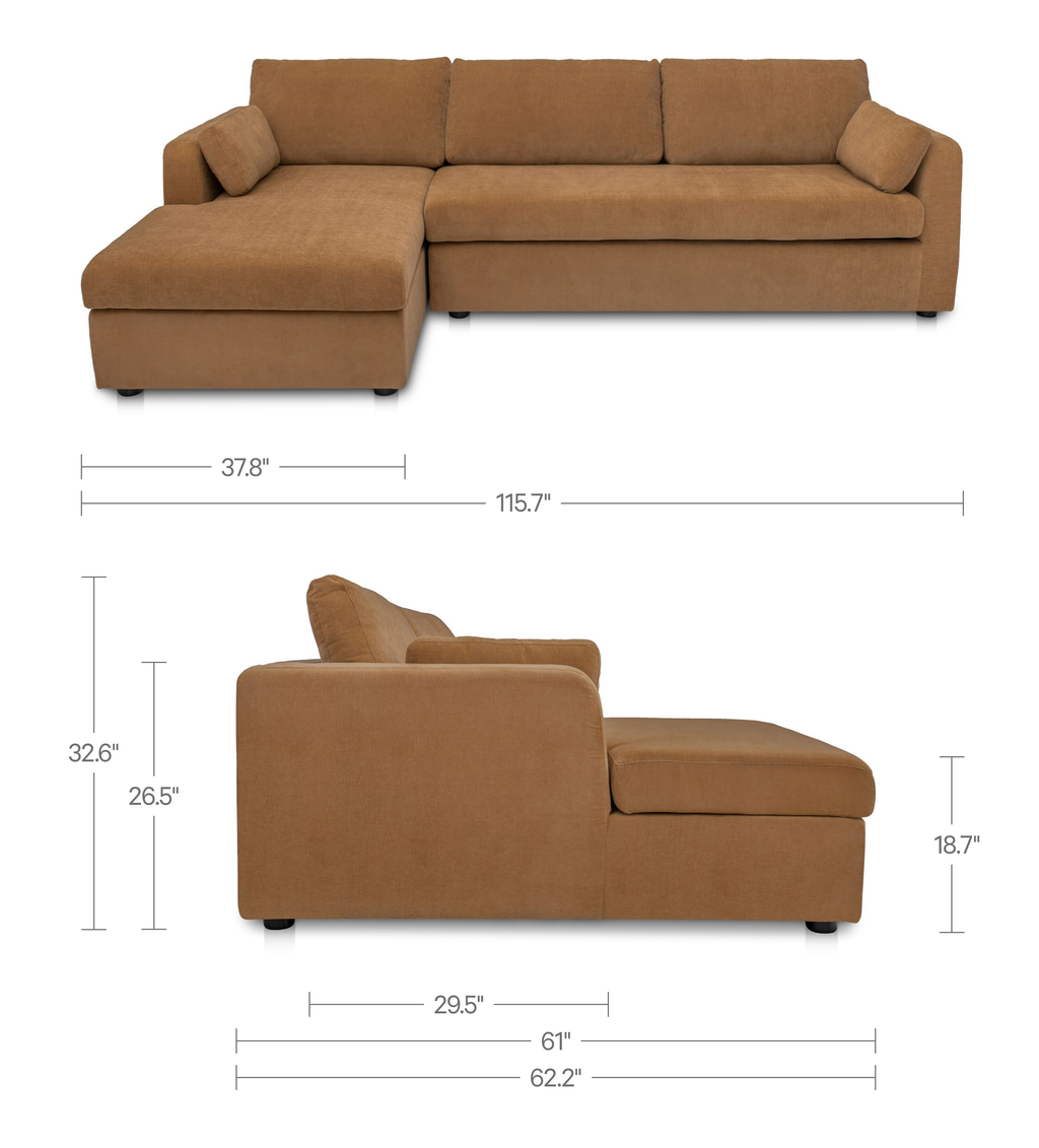 Moe's Home Burrow Modular Sectional
