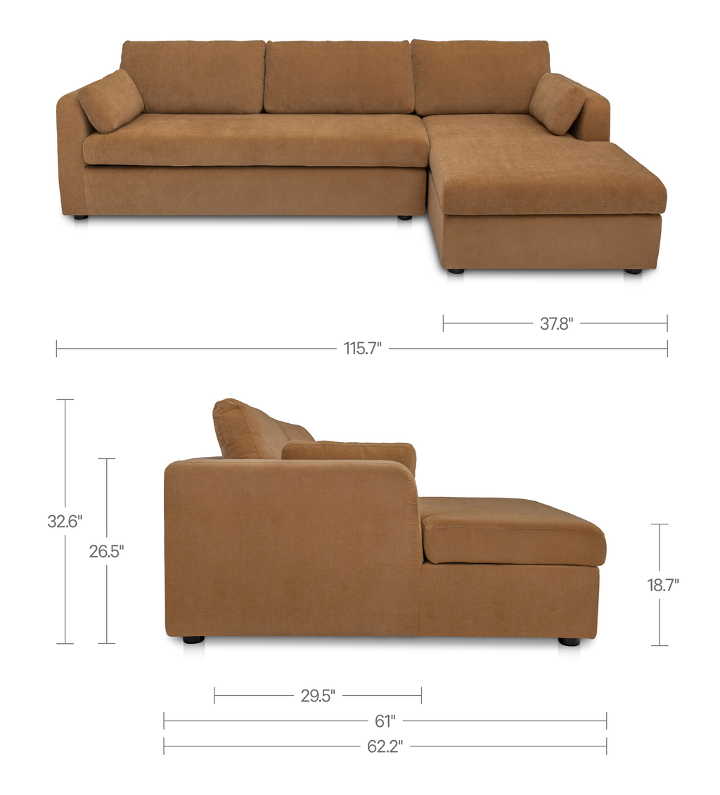 Moe's Home Burrow Modular Sectional