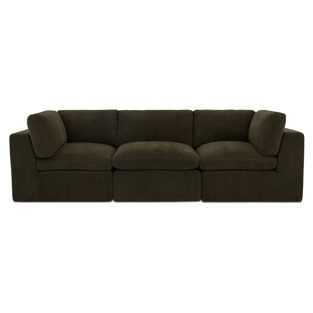 Moe's Home Cates Modular Sofa Dark Green