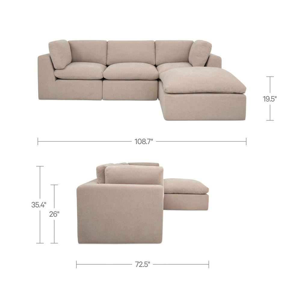 Moe's Home Cates Lounge Modular Sectional