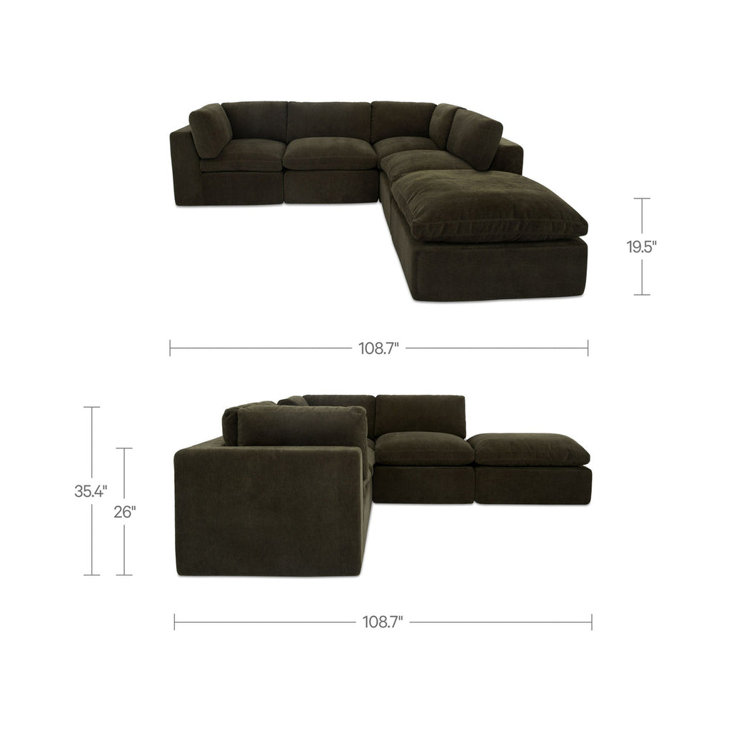 Moe's Home Cates Dream Modular Sectional