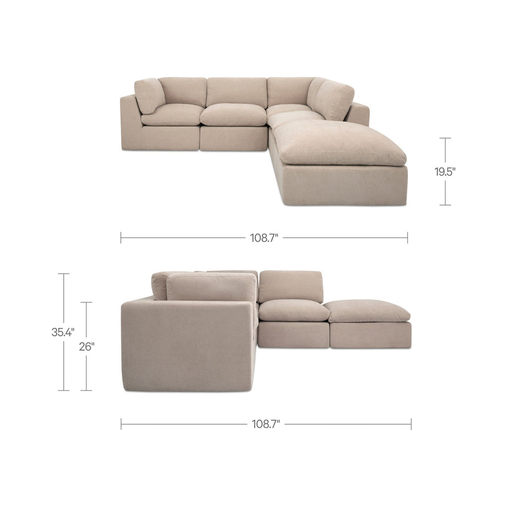 Moe's Home Cates Dream Modular Sectional