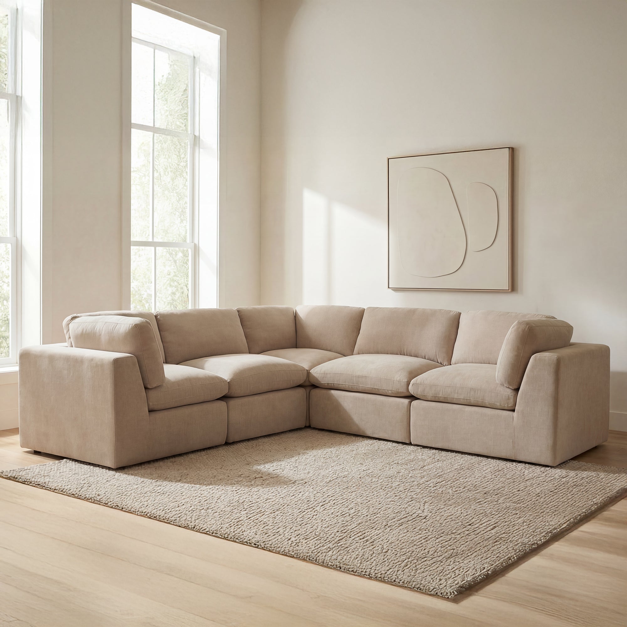Moe's Home Cates Classic L Modular Sectional
