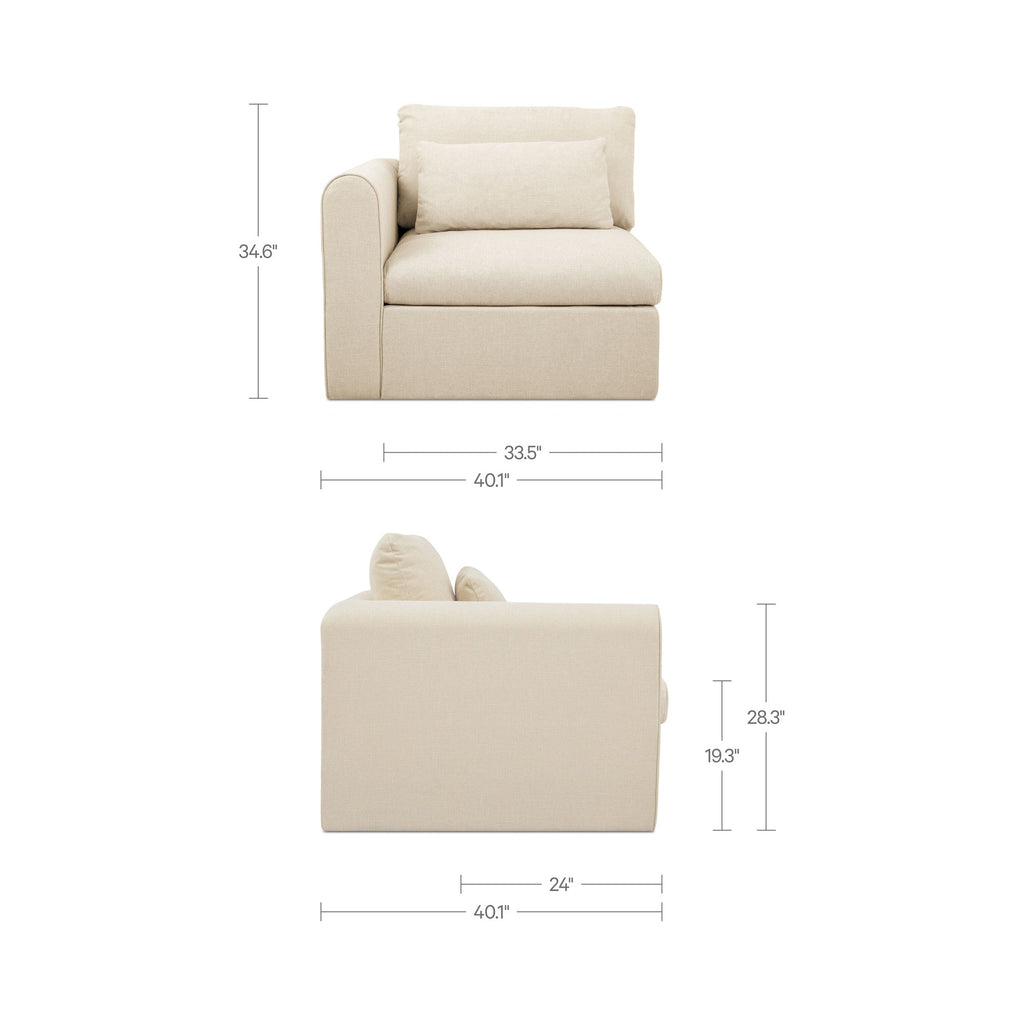 Moe's Home Swift Corner Chair