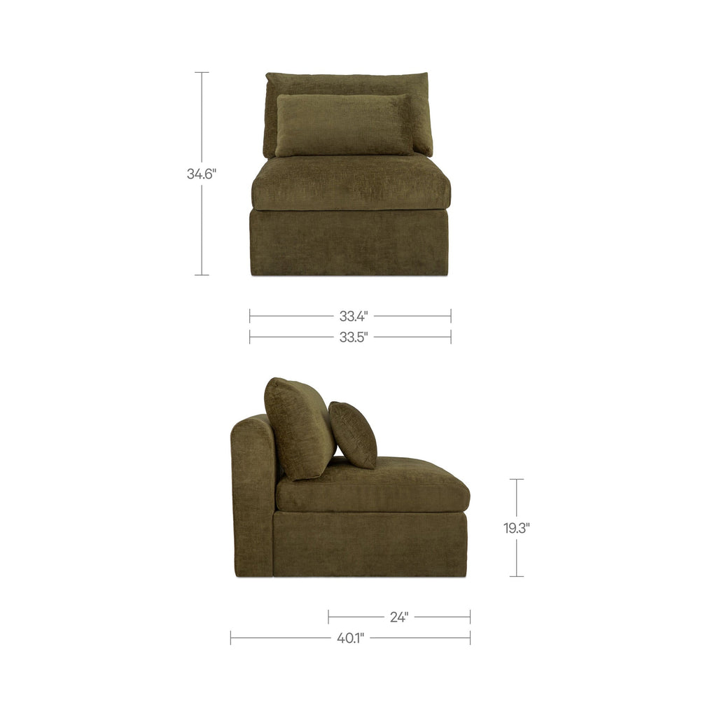 Moe's Home Swift Slipper Chair