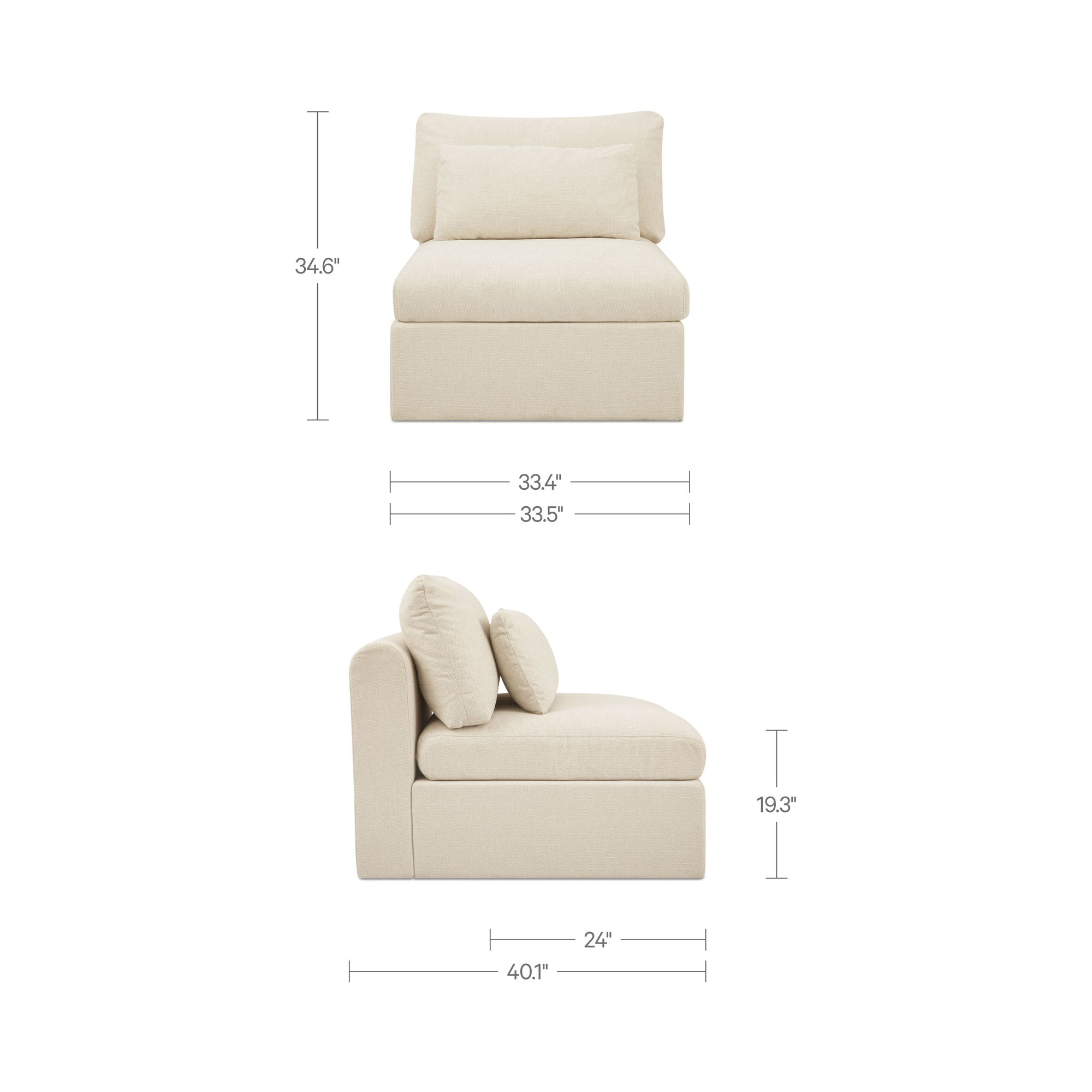 Moe's Home Swift Slipper Chair
